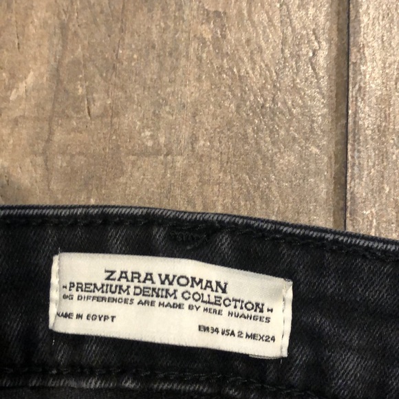 3 pairs ZARA Size 2 Skinny Jeans - Picture 4 of 5